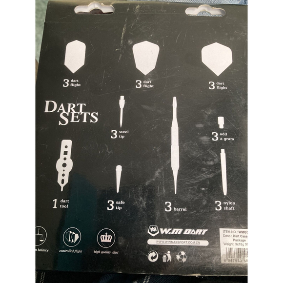 Dart Sets The Choice Of Champions Flights Shaft Case Damaged Box High Quality - Picture 3 of 5